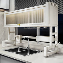 Cargar imagen en el visor de la galería, ESCURRIDOR DE PLATOS CON TAPA BLANCO 85 CM