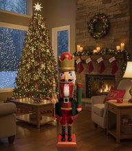 Cargar imagen en el visor de la galería, Cascanuez  Musical con Movimiento de 1.10 cm MODELO REY CASCANUECES
